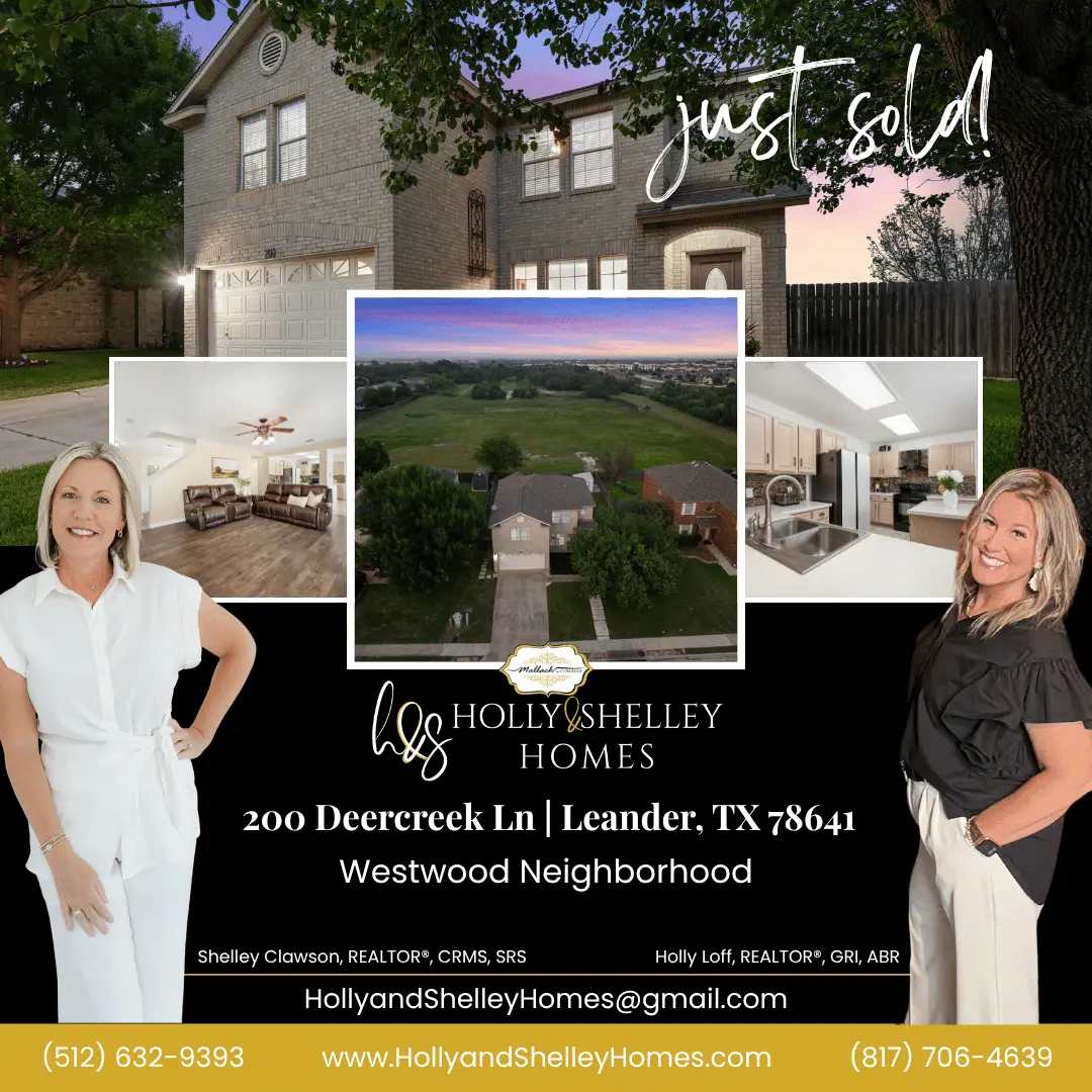 Sold 200 Deercreek Lane, Leander, TX 78641: The Perfect Blend of Modern Living & Privacy in Leander