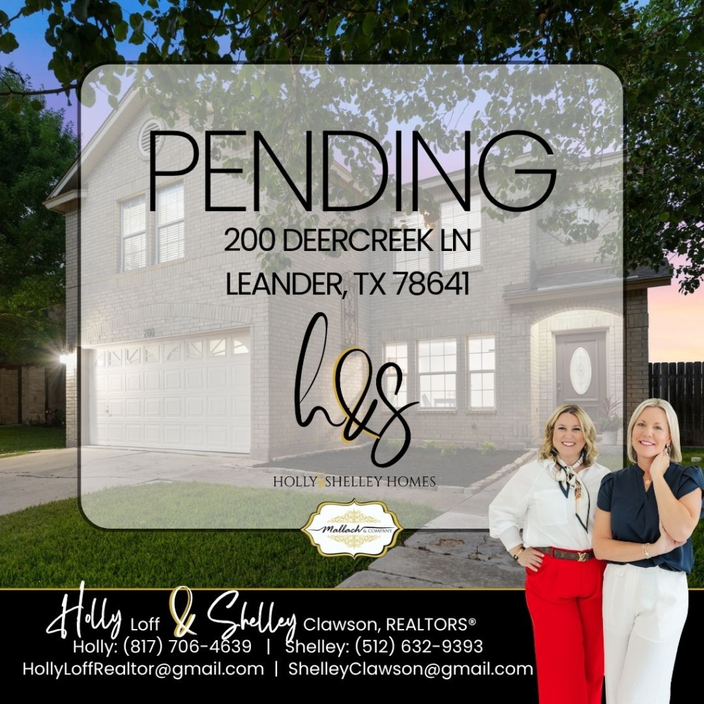 Under Contract: 200 Deercreek Lane, Leander, TX 78641: The Perfect Blend of Modern Living & Privacy in Leander