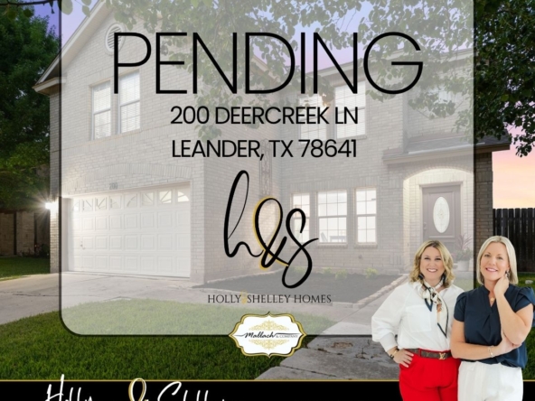 Under Contract: 200 Deercreek Lane, Leander, TX 78641: The Perfect Blend of Modern Living & Privacy in Leander